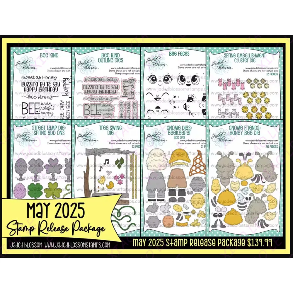 

Gnome Spring Embellishment Cluster Metal Cutting Dies and Silicone Stamps Scrapbooking Album Decoration Craft for DIY Greeting