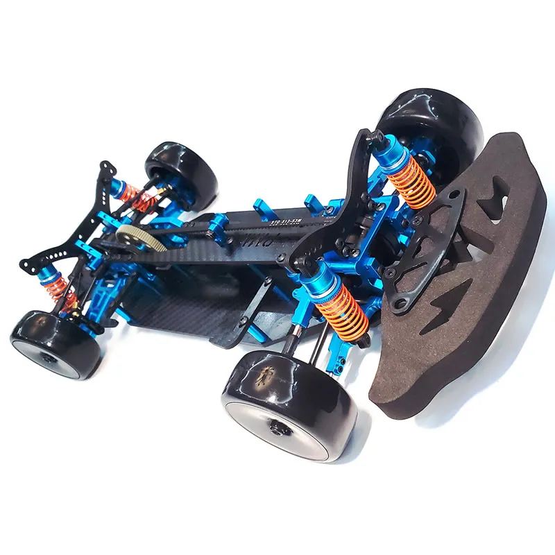 3RACING Sakura TRF416 1:10 4WD RC Car Carbon Fiber Frame MR MG DIY KIT Aluminium Alloy Model Remote Control Drift Upgrade Parts