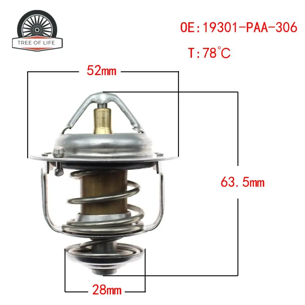 

19301PAA306 19300P08003 19300PR3004 19300PT0003 Engine Coolant Thermostat For Honda Accord Civic Prelude CRV Odyssey Integra