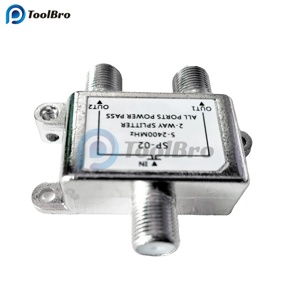 Imagem -03 - Way Satélite Splitter 52400mhz Digital Coaxial Cabo Splitter Conector Distribuidor para Satv Catv 2