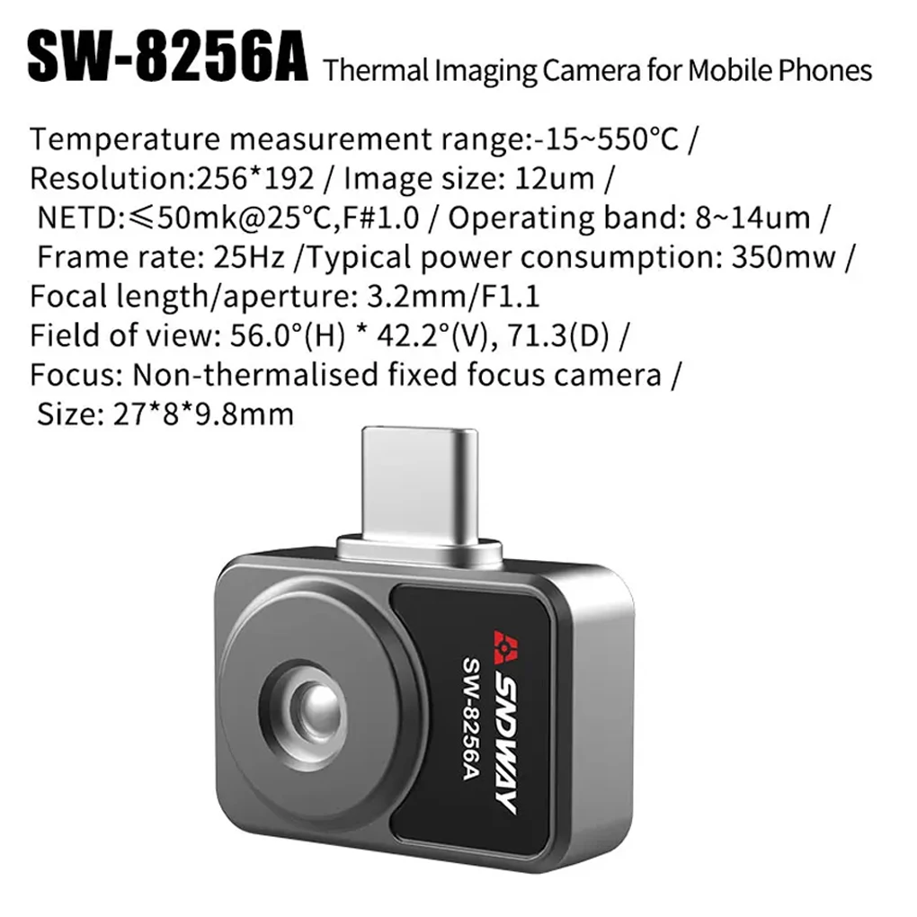 Nauwkeurige en betrouwbare thermische camera voor hoogwaardige temperatuurbewaking Eenvoudige thermograaf