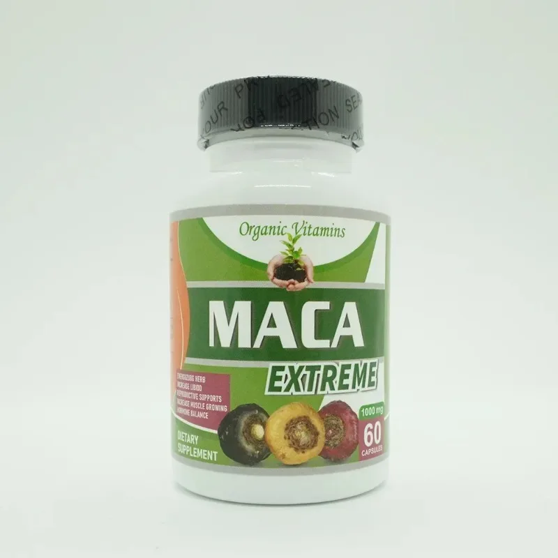 1 bottle of maca capsules to boost energy and help replenish sleep Natural food