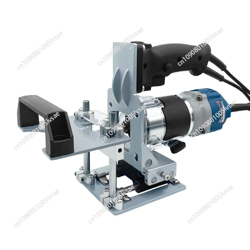 Mortising Jig 2 in 1 Slotting Bracket Invisible Fasteners Punch Locator Milling Cutter Positioning Frame for Trimming Machine