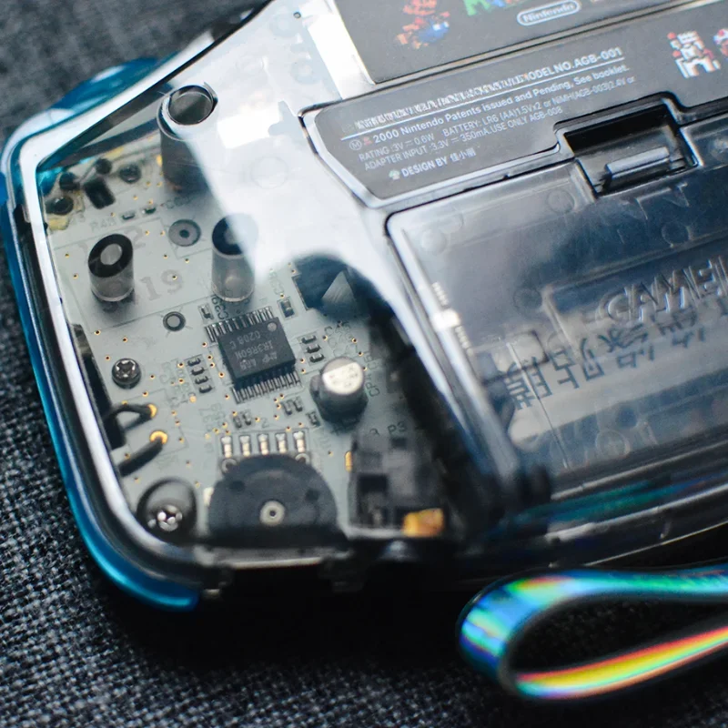 Gba handheld custom DIY genuine highlighted handheld gameboy gbc gba fully transparent highlighted