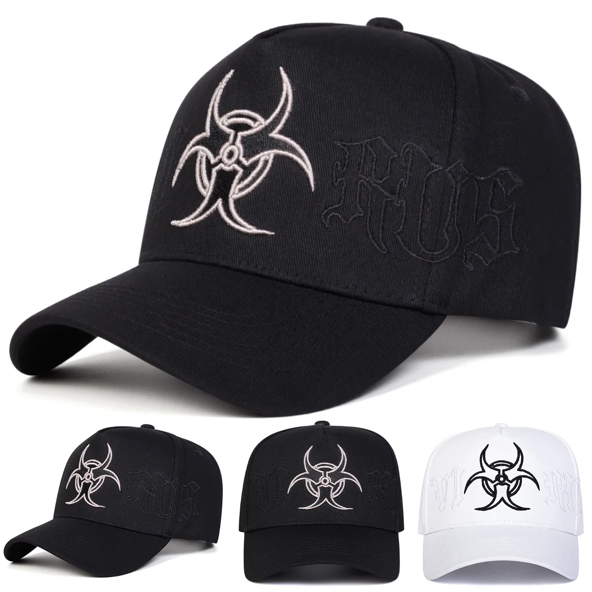 Unisex Personality Embroidery Baseball Caps Spring and Autum