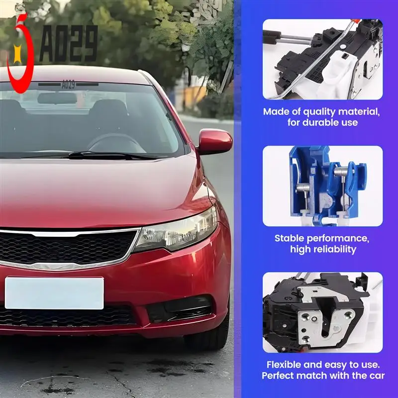 

A029-Car Door Manual Lock Assembly For Kia Forte 2009-2017 LHD Door Latch Actuator Motor