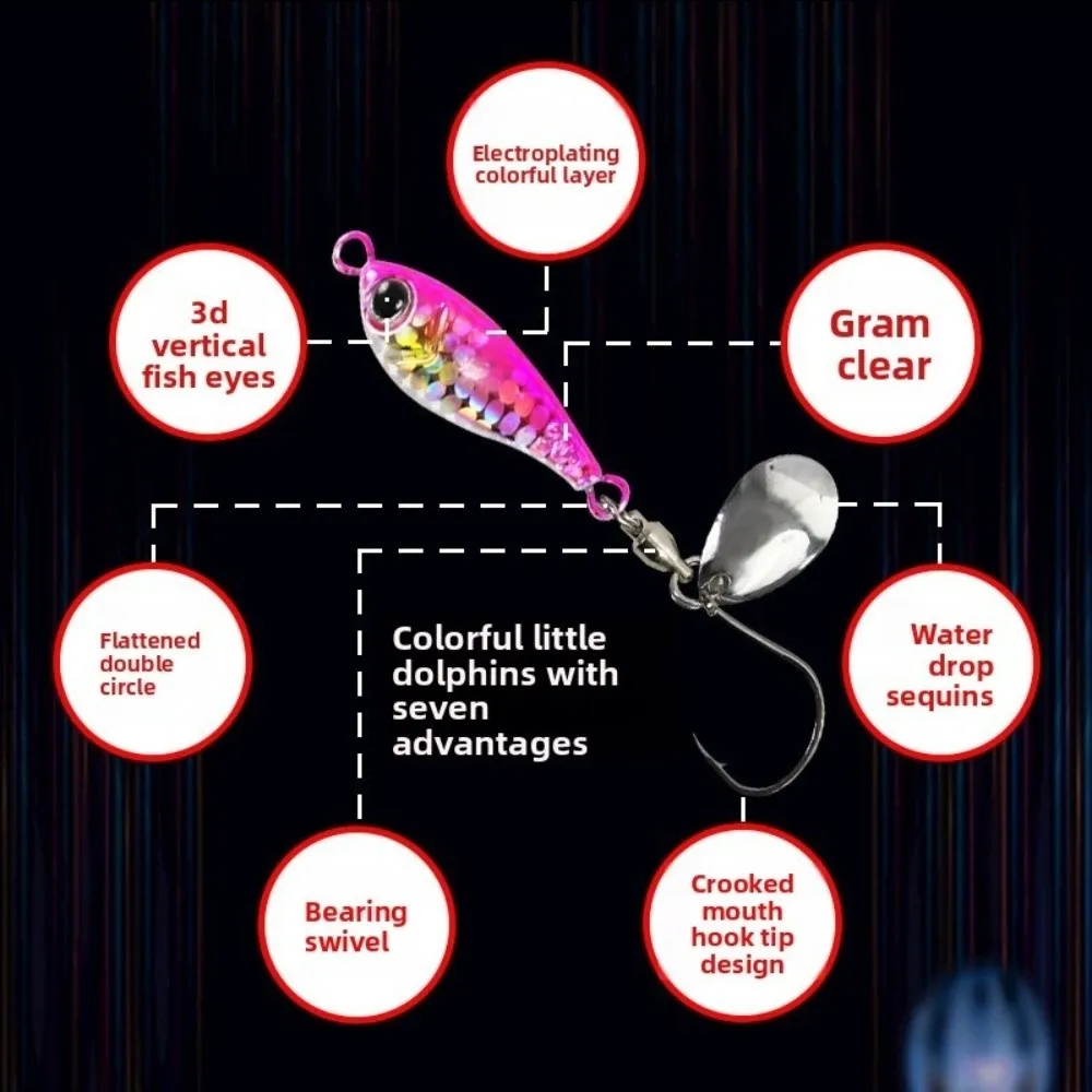 2pcs Cast Metal Vib Fishing Lure Jigging 10g 20g Spinnerbait fishing Hook Shore Cast Lure Pike Fishing