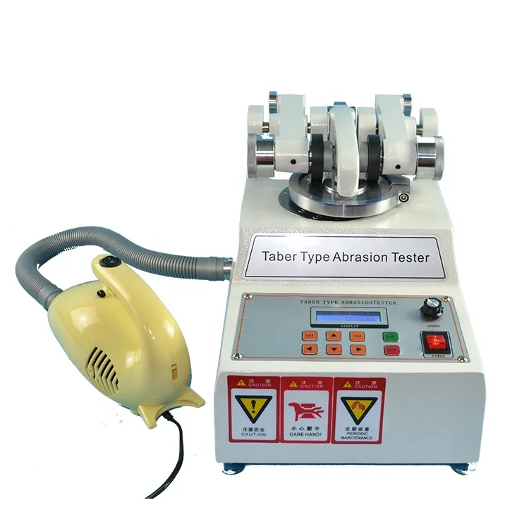 

Wholesale Taber Type Abrasion Testing Machine, Taber Abrader for Rubber Leather Textile Plastic Din 53754 Taber Abraser for Sale