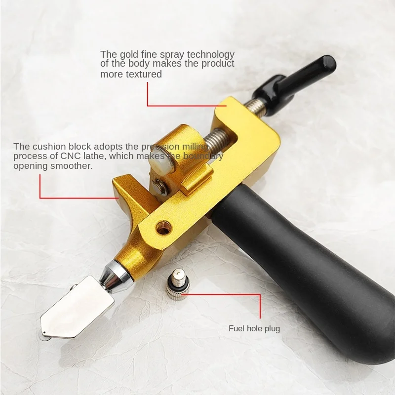 Taglierina professionale per piastrelle In vetro Easy Glide 2 In 1 utensile da taglio portatile per taglio di vetro per piastrelle In ceramica