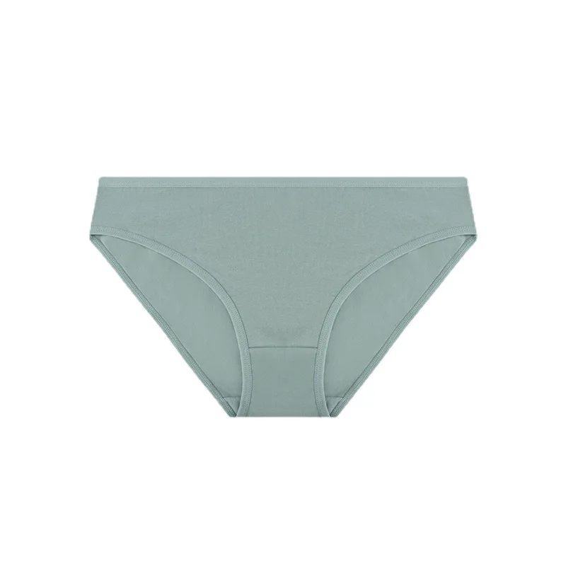 Slip da donna semplici senza design in puro cotone intimo antibatterico a vita bassa