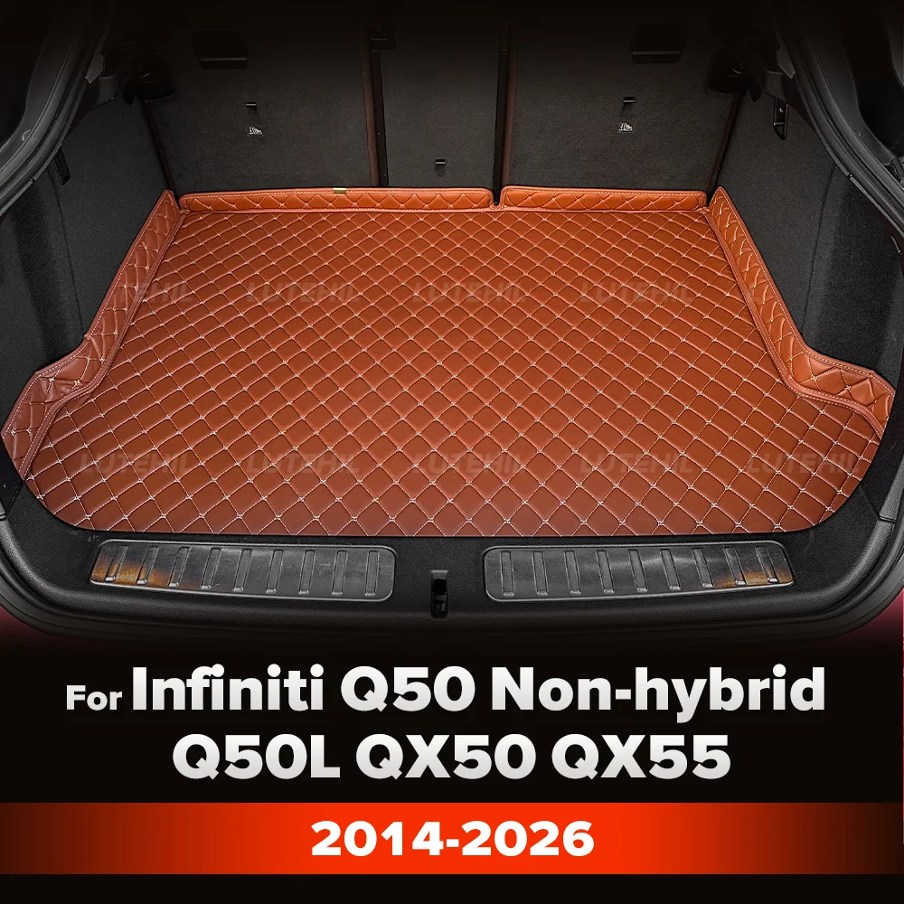 

Для Infiniti Q50 негибридный Q50L QX50 QX55 2014-2026 индивидуальный коврик для багажника автомобиля защитный коврик в багажник авто аксессуары для интерьера