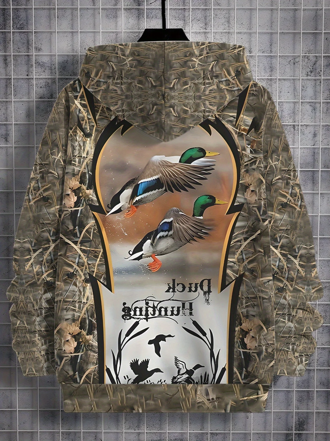 Men Duck Hunting Camo 3D Print - Outdoor Hunting Hoodie review and price