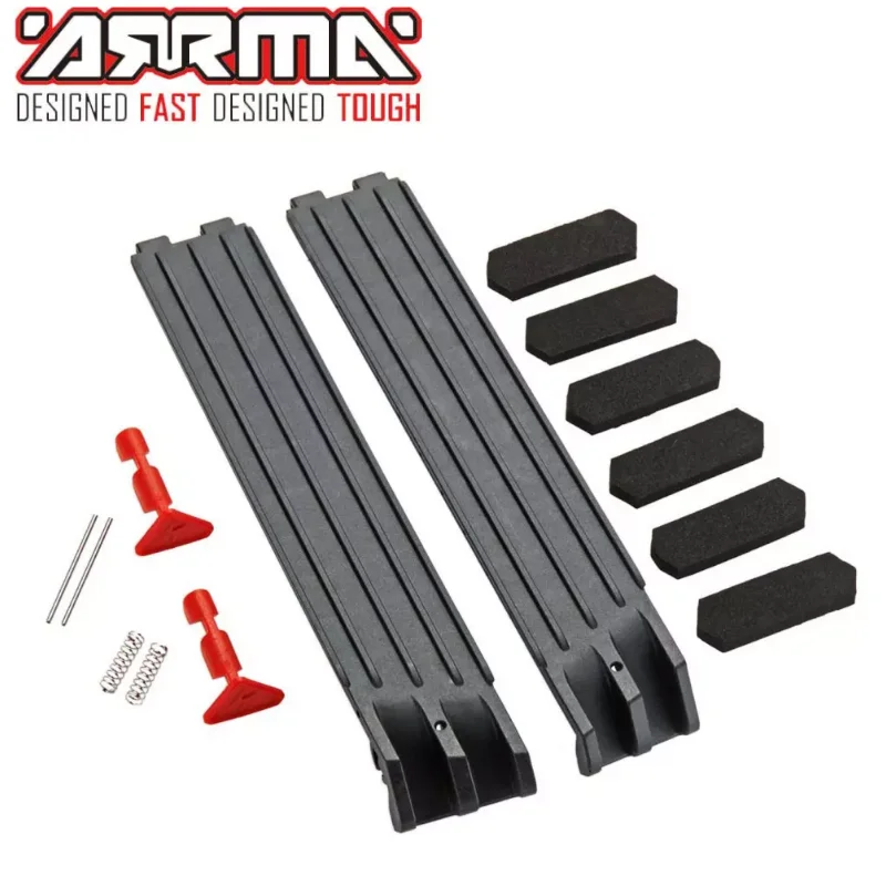 Original ARRMA AR320281 BATTERY DOOR AND RELEASE SET (1 PAIR) For ARRMA BIGROCK FAZON NERO