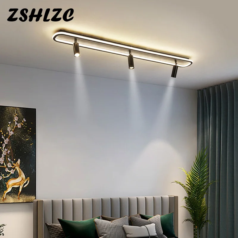 Modern Led Chandelier 120CM Ceiling mounted Chandelier Lighting for Living room Dining room Kitchen Bedroom Corridor Aisle Lamps