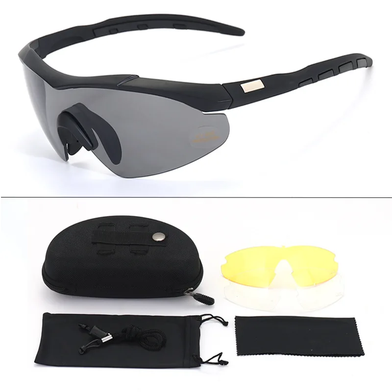 Outdoor CS Shooting Tactical Glasses Polarized Riding Glasses Windproof Goggles Sports Goggles Motorcycle Glasses