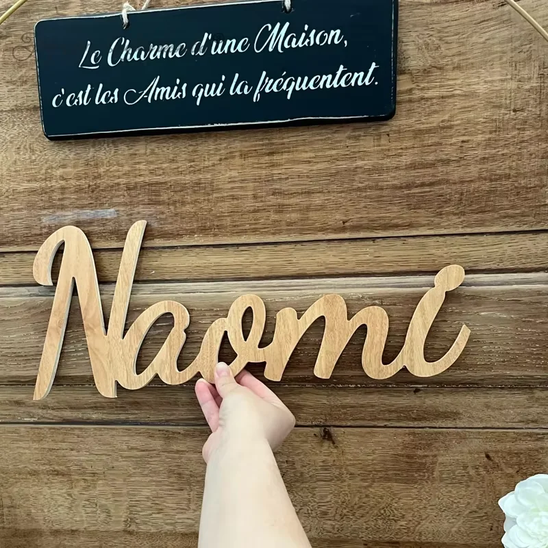 Custom Wooden Name Sign Nursery Wooden Name Sign Wooden Dorm Room Monogram