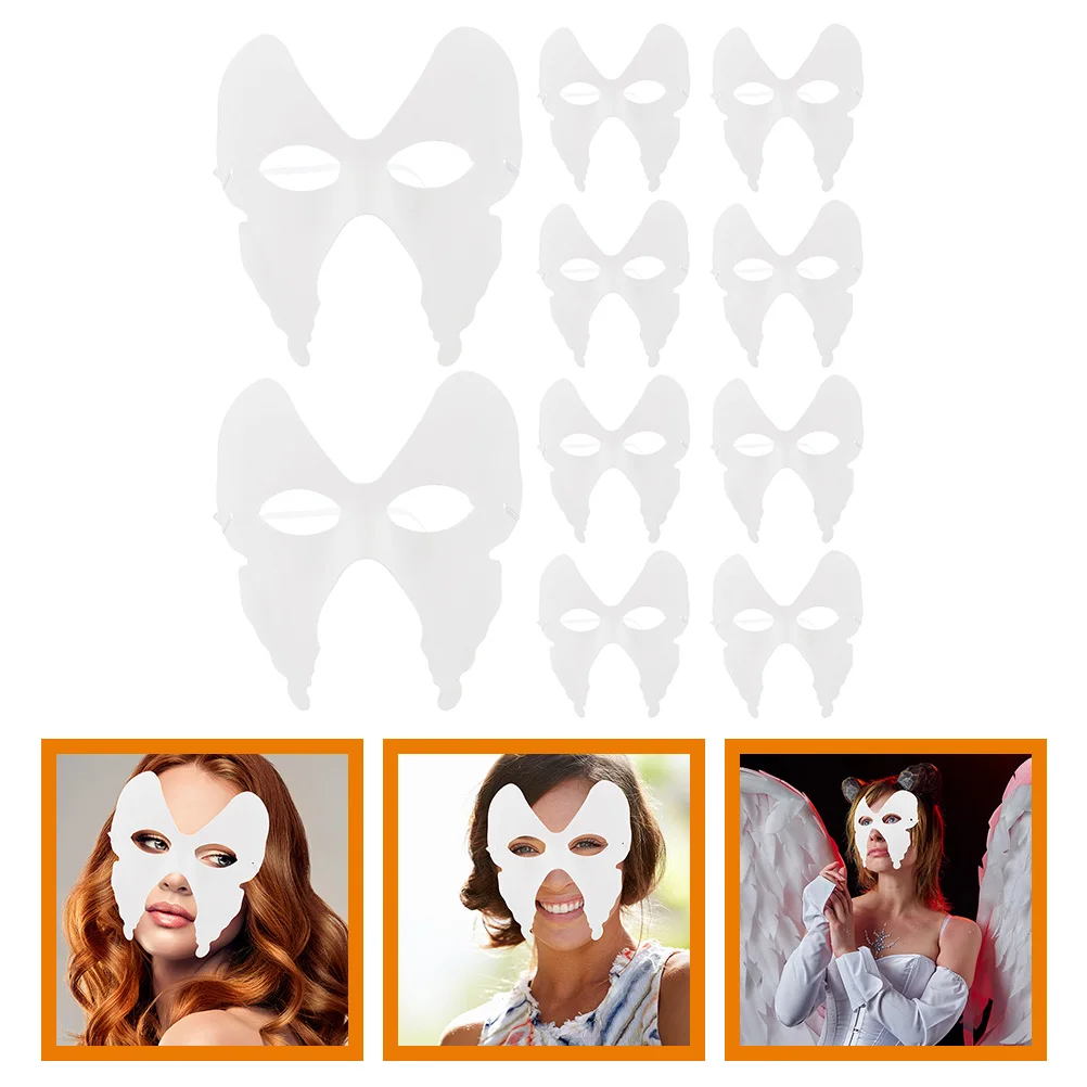 

Masquerade Masks Hand Painted The Plain to Decorate Ordinary Paintable White Pulp