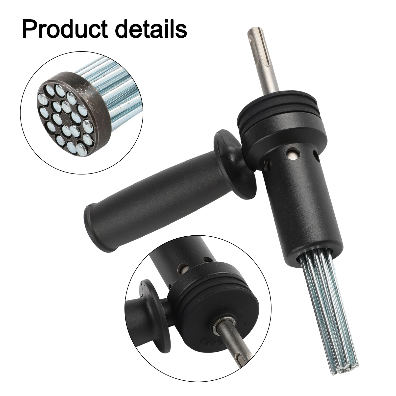 SDS Shank Electric Hammer Needle Scaler Adapter Rust Remover For Concrete Masonry Cleaning And Drilling Power Tool Bit