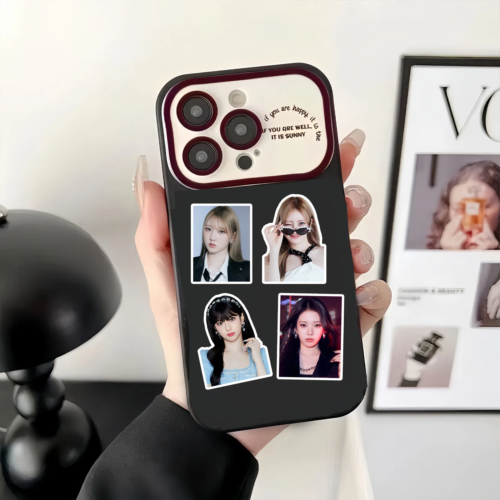 100Pcs/Set BABYMONSTER Idol New Album FOREVER HD Printd Waterproof Sticker Decoration Notebook Sticker HARAM AHYEON Fans Gifts