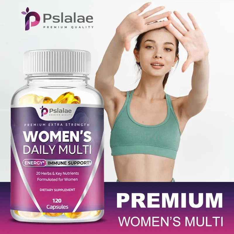 Women\'s Daily Multi Capsules - Help Heart Brain Immunity Skin & Hair - with Multivitamin and Multimineral