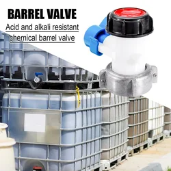 IBC Tank Tap Pipe Connector 1000L Container DN40/DN50 75mm Liters 62mm To Male Export Butterfly Valve Switch Garden Home Tool
