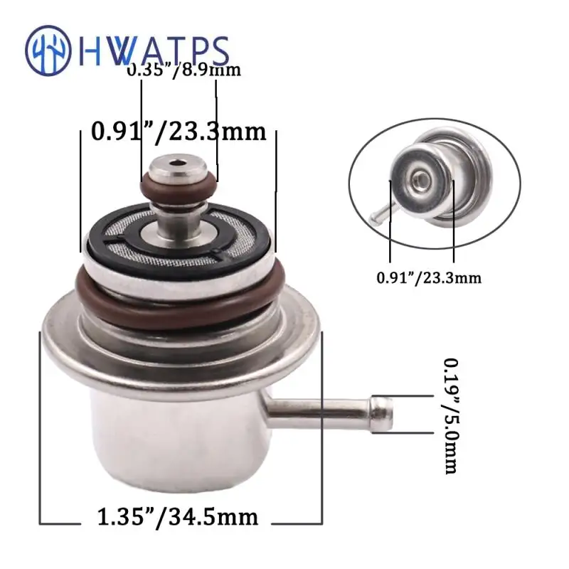 13531433023 3.5Bar 1/10 buah Regulator tekanan injeksi bahan bakar untuk BMW 7 E38 1994-2001 Saloon E39 1995-2003 Touring E39 1996-2004