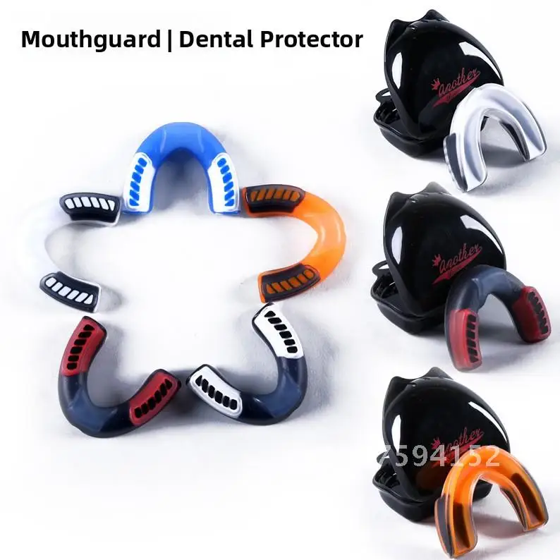

Sports Mouthguard Brace Single-Sided Non-Doublesided for Children & Adults Taekwondo Sanda Boxing Basketball Protective Gear