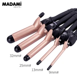 Hair Curler Electric Professional Ceramic Curling Iron Roller Curls Wand With LCD Screen Dual Voltage Hair Waver Styling Tools