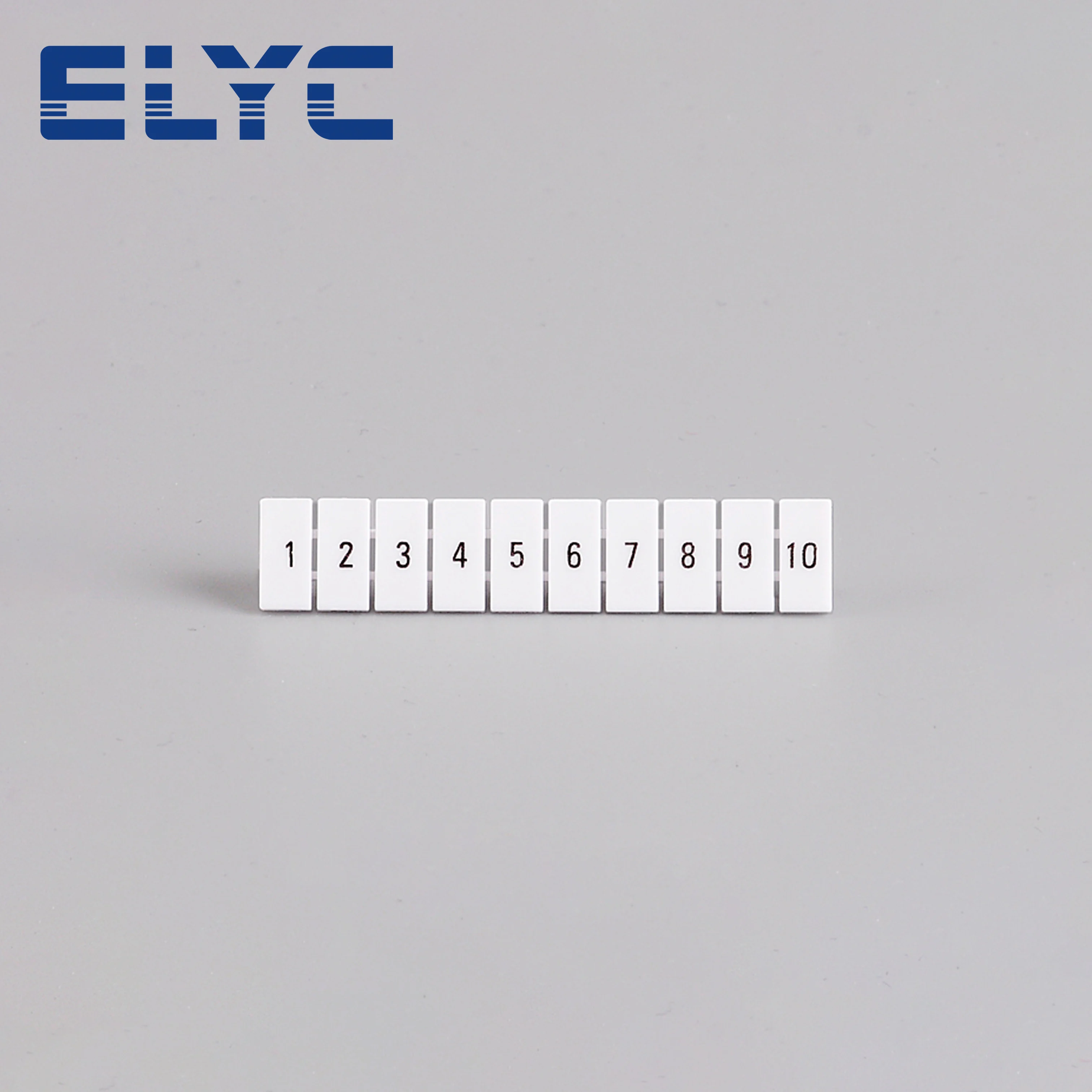 100Pcs ZB5 Label For UK3N UKK3 PT2.5 ST2.5 Standard Number Blank ZB 5 DIN Rail Terminal Block Accessories Zack Marker Strips