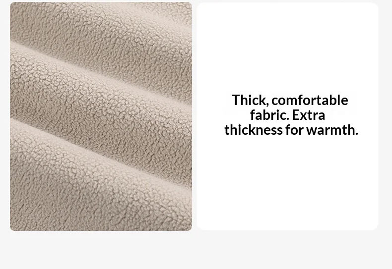 Männer Hosen doppelseitige Fleece Casual Hosen Sweatshirt Boa Pelz männer Kleidung Warme Gestrickte Sport Shorts Mann Geschenke Kleidung – Detail 13