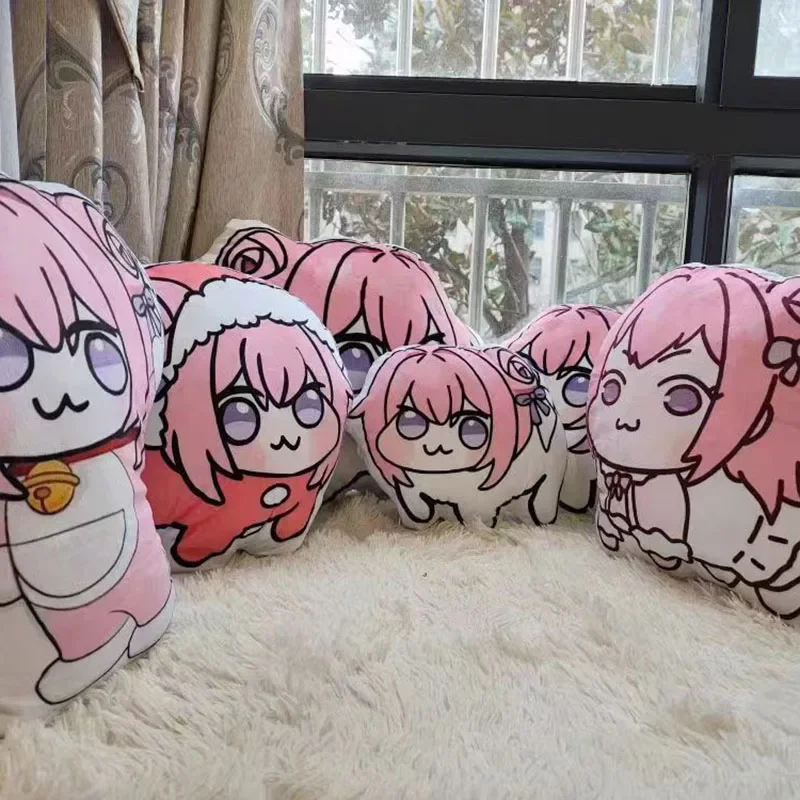 NIKKE DORO Doll GODDESS OF VICTORY Pink Hair Dog Decoration Pillow Doll Anime Games Peripheral Toys Gift Bed Pillows Decor Home