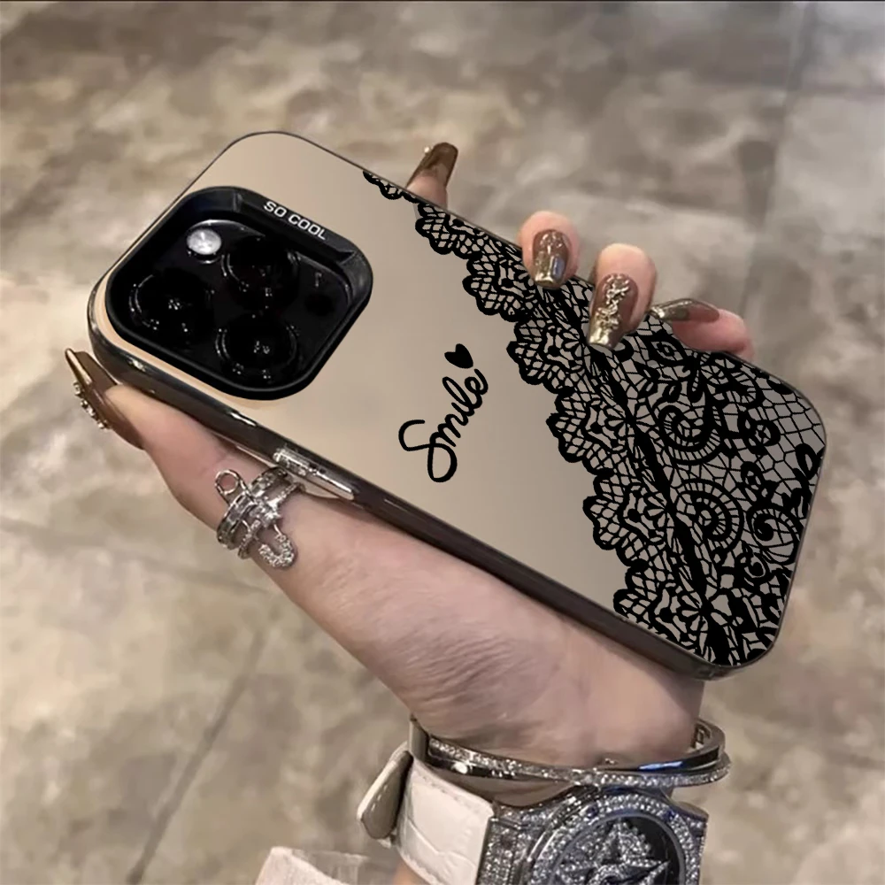 Smile Lace TPU-Hülle für Samsung Galaxy S26 S25 S24 S23 Ultra S22 S21Plus FE A57 A56 A55 A54 A53 A36 A35 A34 5G Stoßfeste Hülle – Detail 1