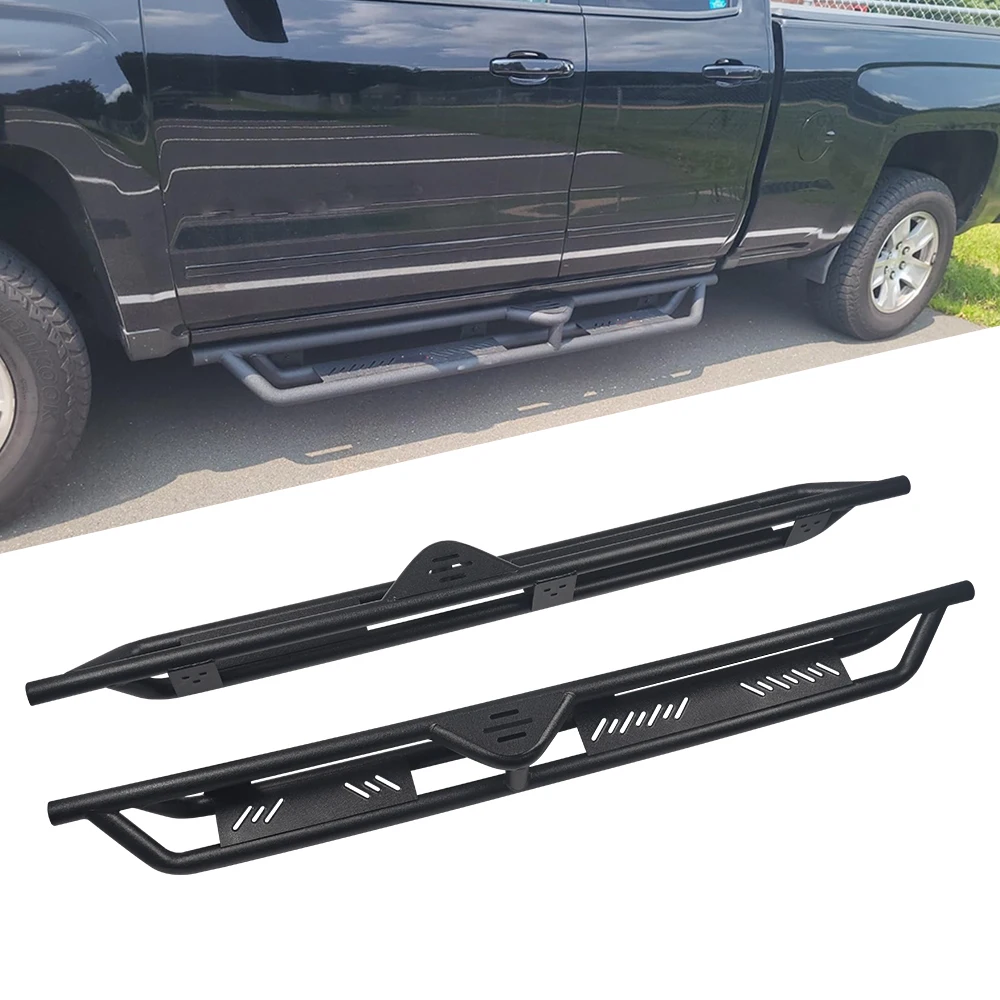 Running Boards for 2007-2018 Chevy Silverado/GMC Sierra for 2007-2019 Chevy Silverado/GMC Sierra 2500HD 3500HD Side Step