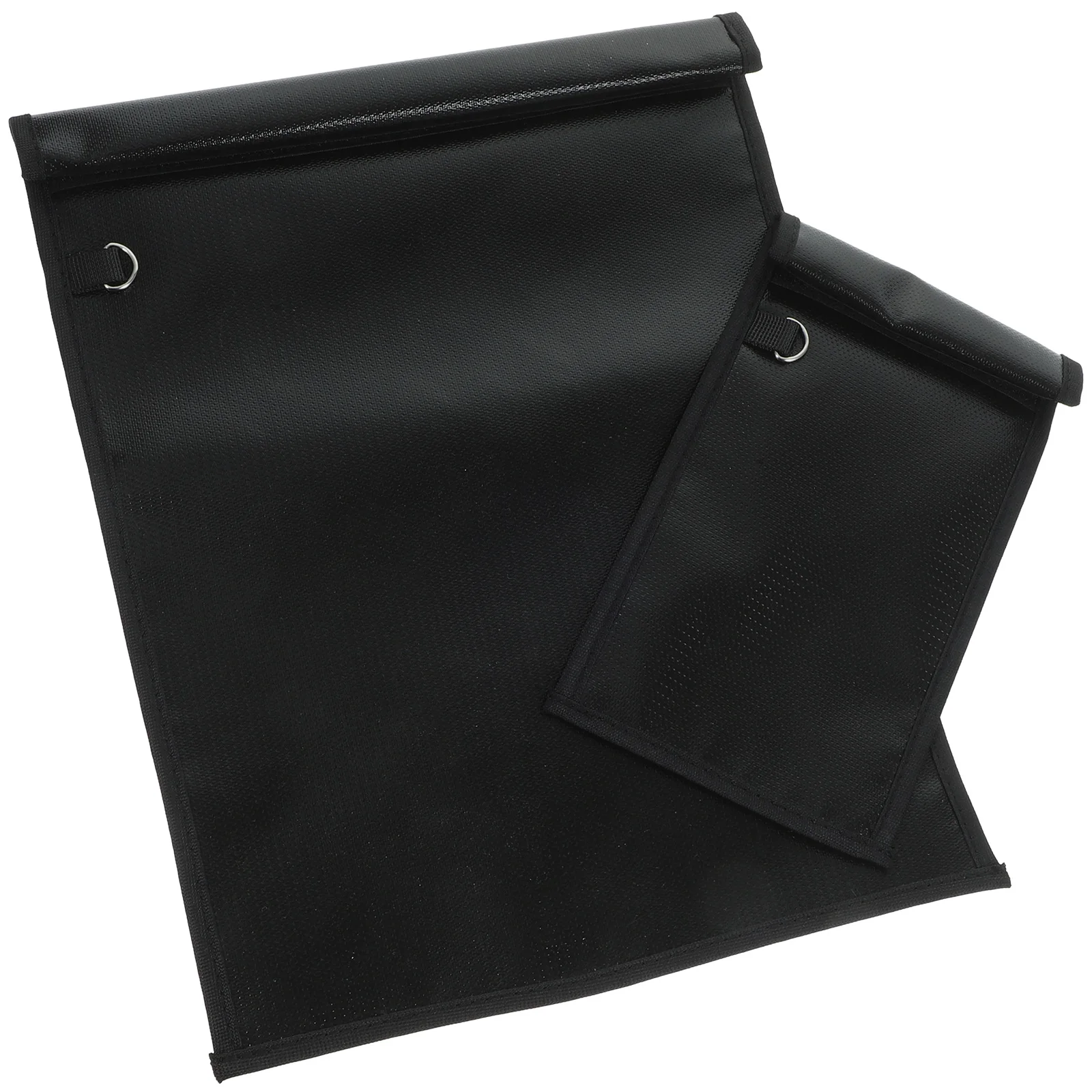 

2 Pcs Fireproof File Bag Electronic Pouch Water Faraday Glass Fiber Key Signal Shielding Tablet Bags Mobile