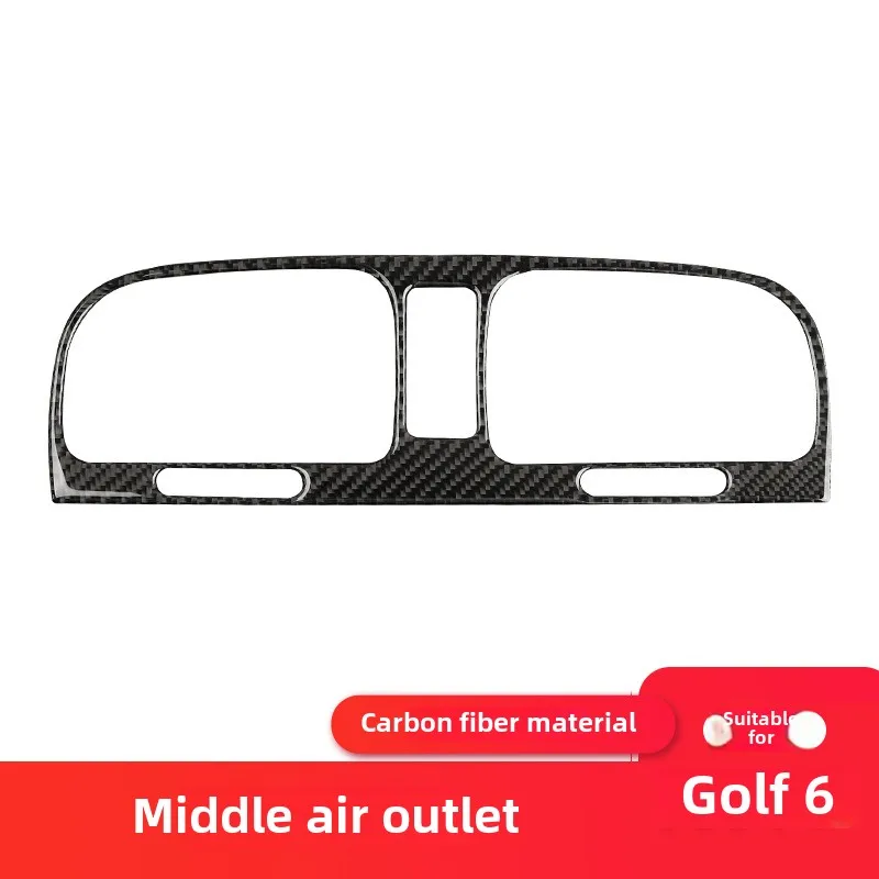 

For Volkswagen Golf 6 Interior Modified Carbon Fiber Central Control Out trend Decorative Sticker Accessories