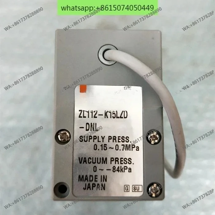 multi-stage vacuum generator ZL112-K15LZD-DNL, K15LZ, K15MZ-DNML fineness second-hand