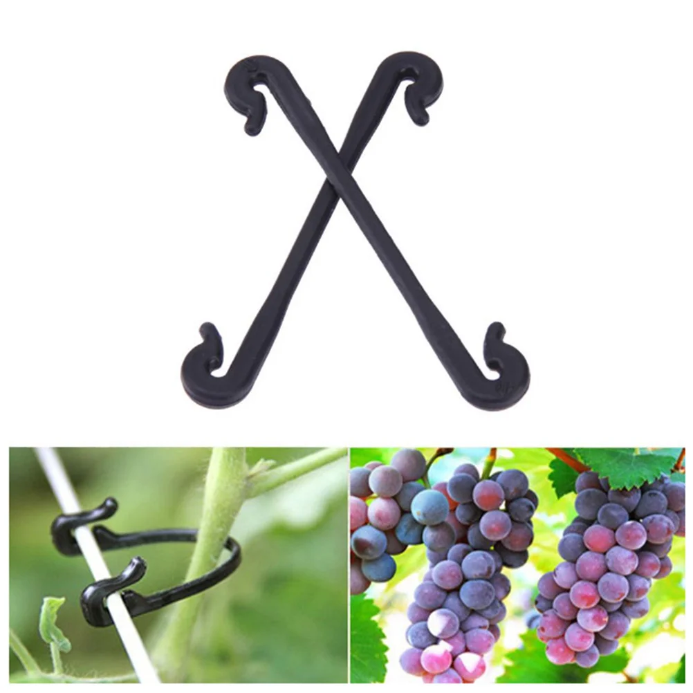 

200Pcs Garden Plant Fixing Tie Rattan Climbing Fixing Ties Durable for Long Term Use Vine Clips Ties Tomato Clips
