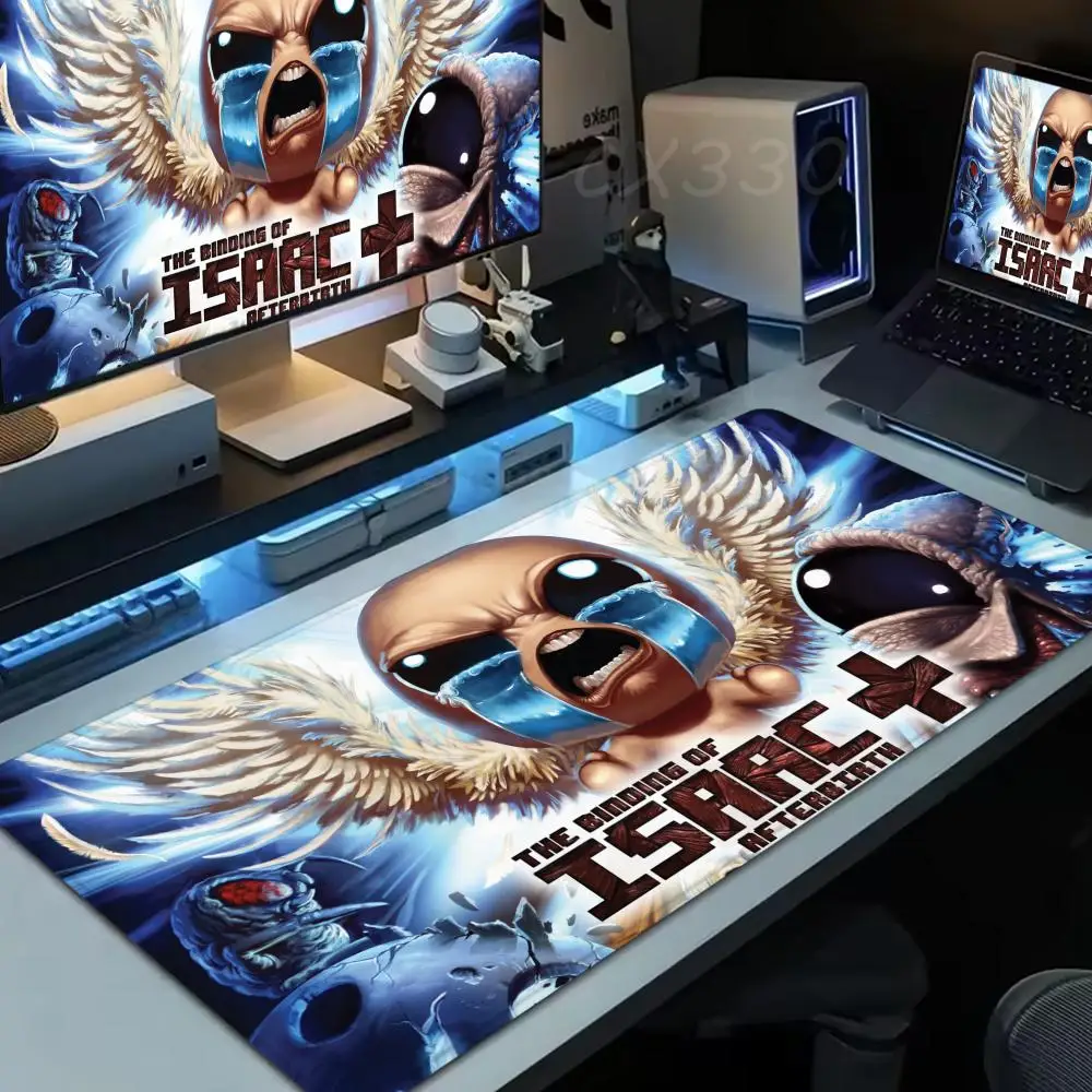 

Isaac The Binding Of Mouse Pad Large Computer Mousepad Office 1000x500mm XXL Pc Gamer Non-slip Rubber Keyboard Deskmat