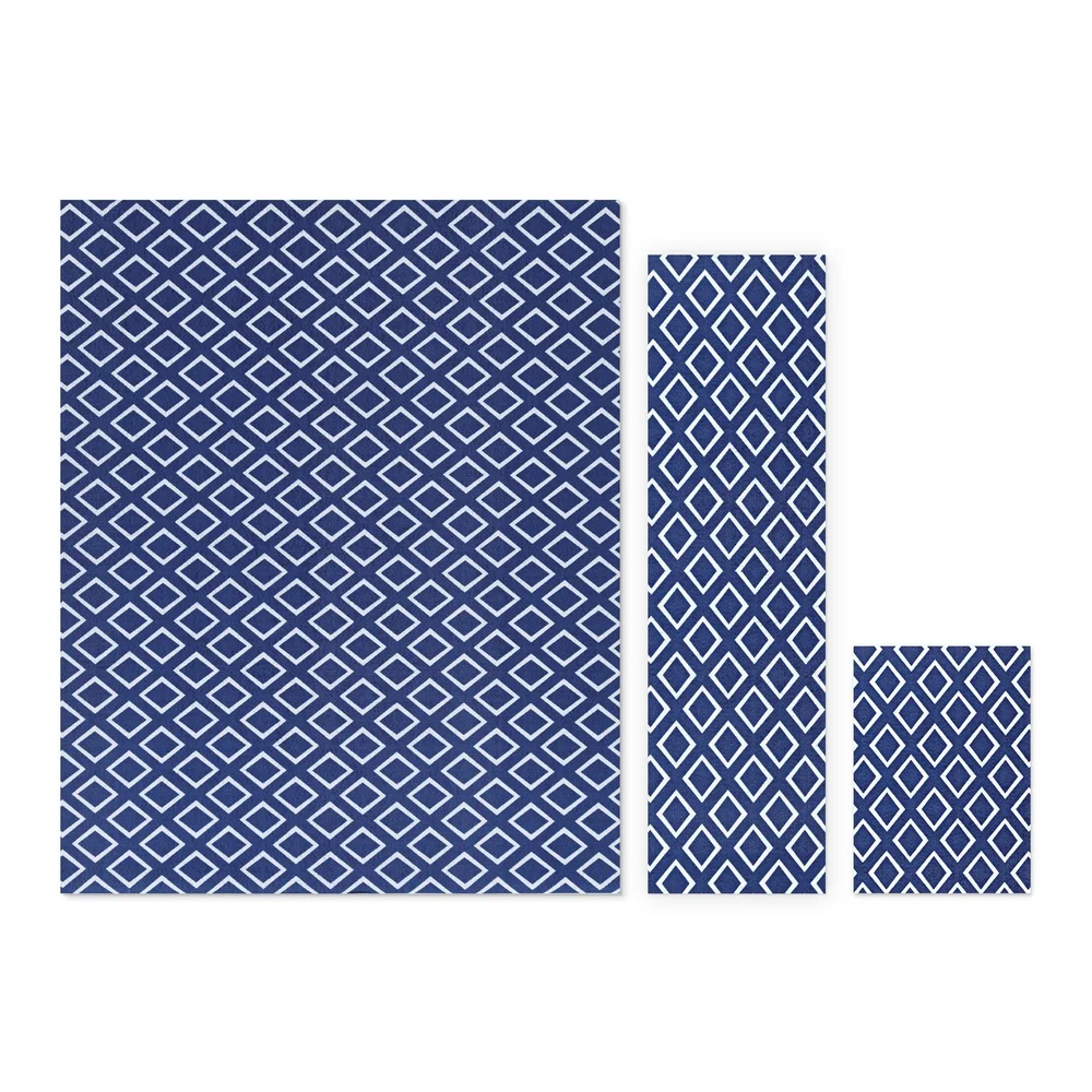 Waterproof Kid Proof Pet Proof Area Rug Set 3 Pieces Durable Easy Clean Non-Skid Backing Indoor Outdoor Use Geometric Patterns