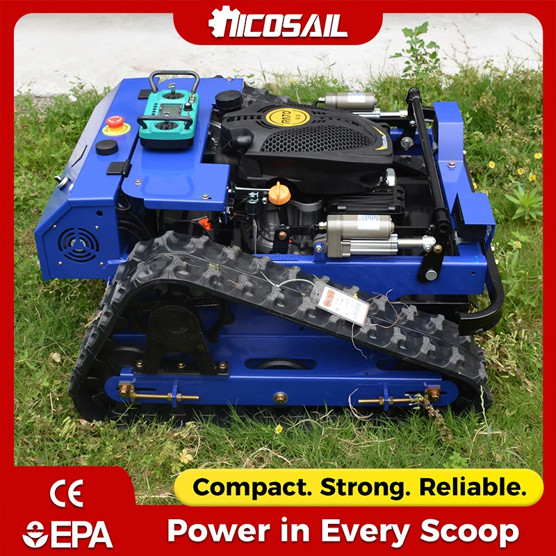 

Custom QL500 Gas Powered Remote Mower, 95# EU Gas, 0.6L Engine Oil, CE/EMC, Durable for EU Farm & Yard