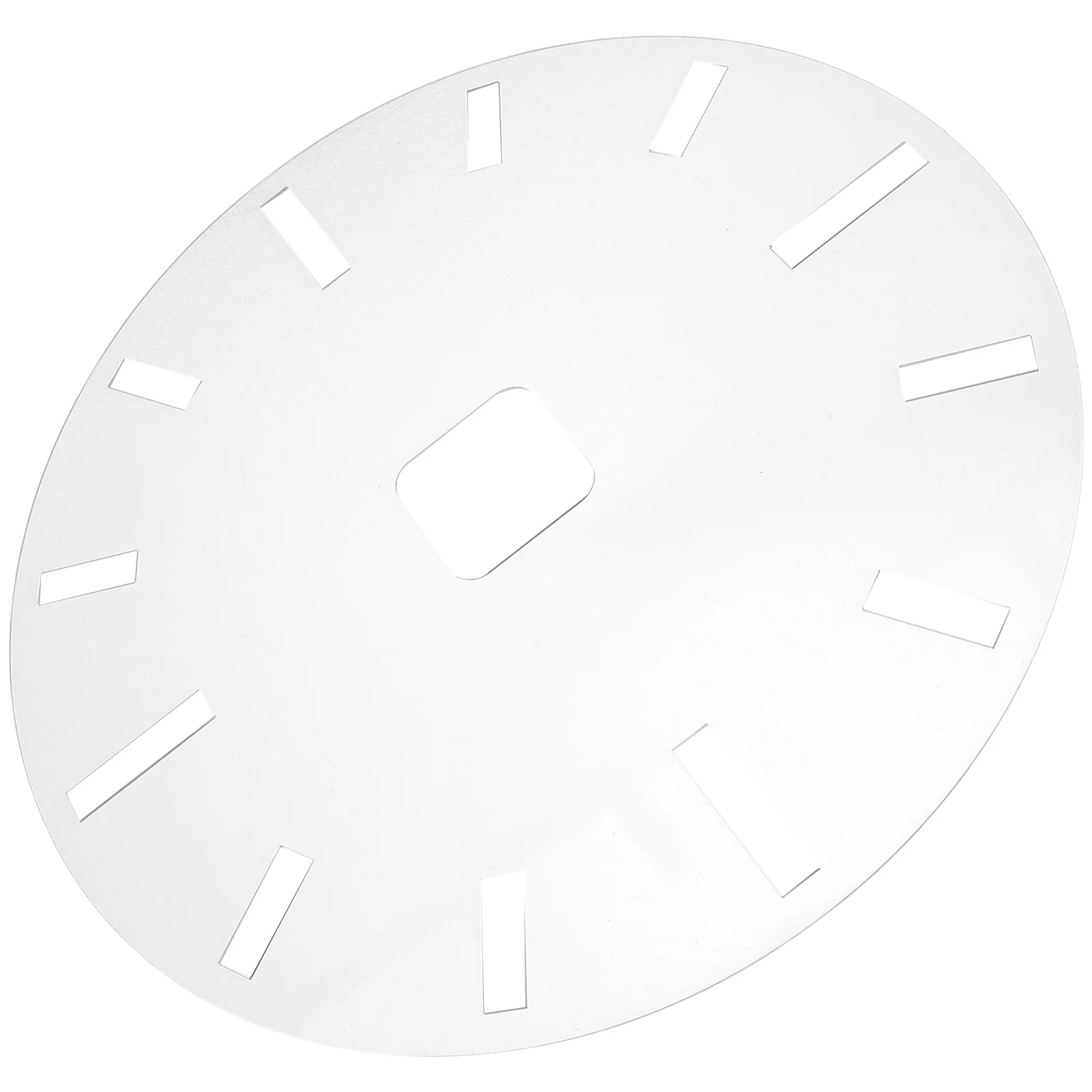 

Acrylic Clock Face Template Precision Dial Markings For Woodworking Diy Inlay Projects Router Stencil Circular Round Face
