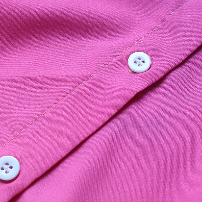 Women's gradient color Shirt Dress -Casual Collared Button Down Midi Dress with Roll-Up Sleeves for Daily Office Vacation