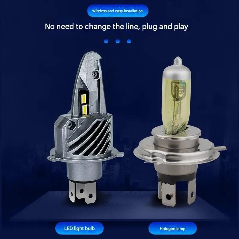 90 واط مقاتلة طائرة نمط H4 LED سيارة العلوي 32800LM 12 فولت Canbus خالية من الأخطاء مقاوم للماء التوصيل والتشغيل – اختراق اكسسوارات السيارات