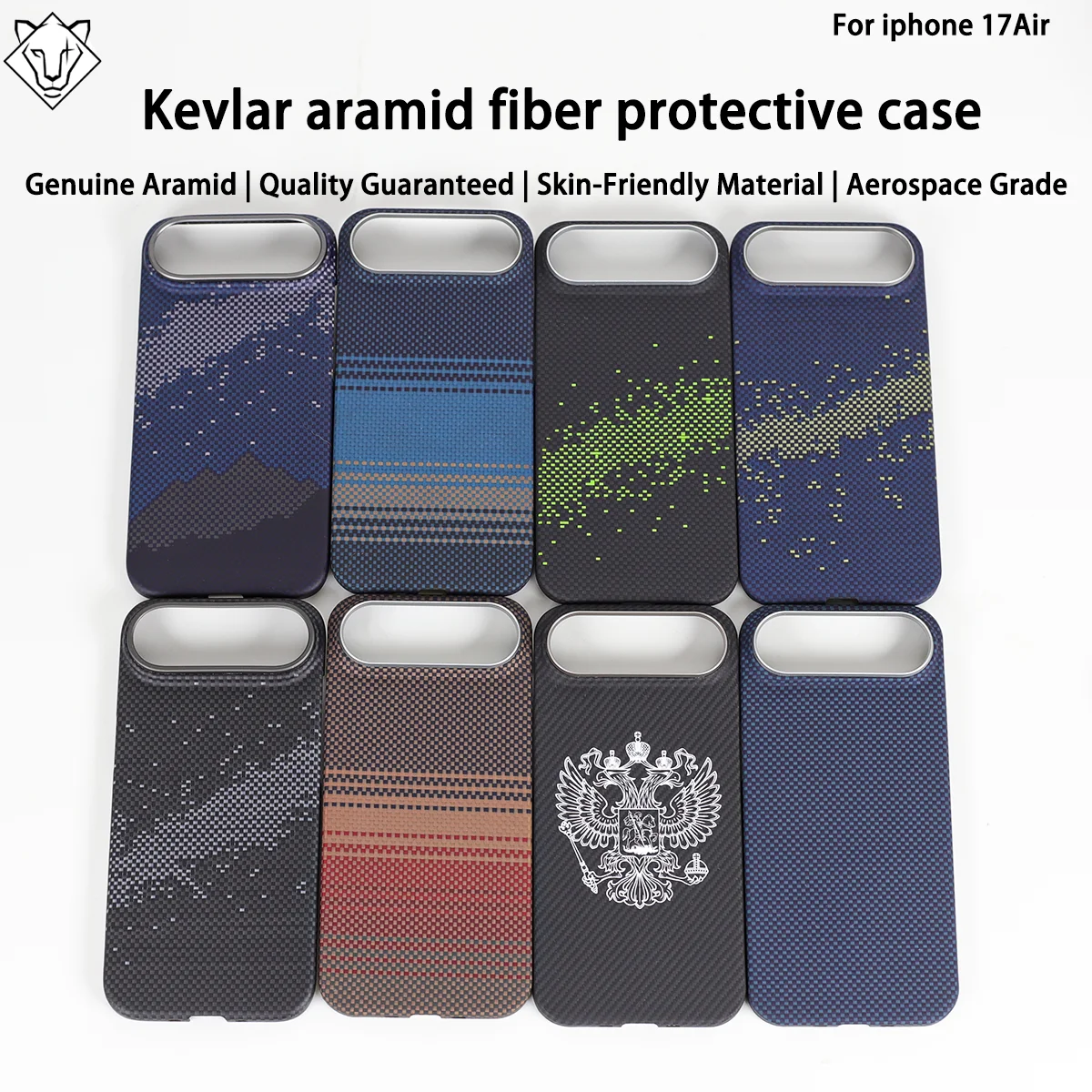 

Magnetic Case For IPhone 17Air Ultra Light Real 17ProMaxAramid Kevlar Carbon Fiber Case Magnetic Case Magsafe Thin Hard Cover