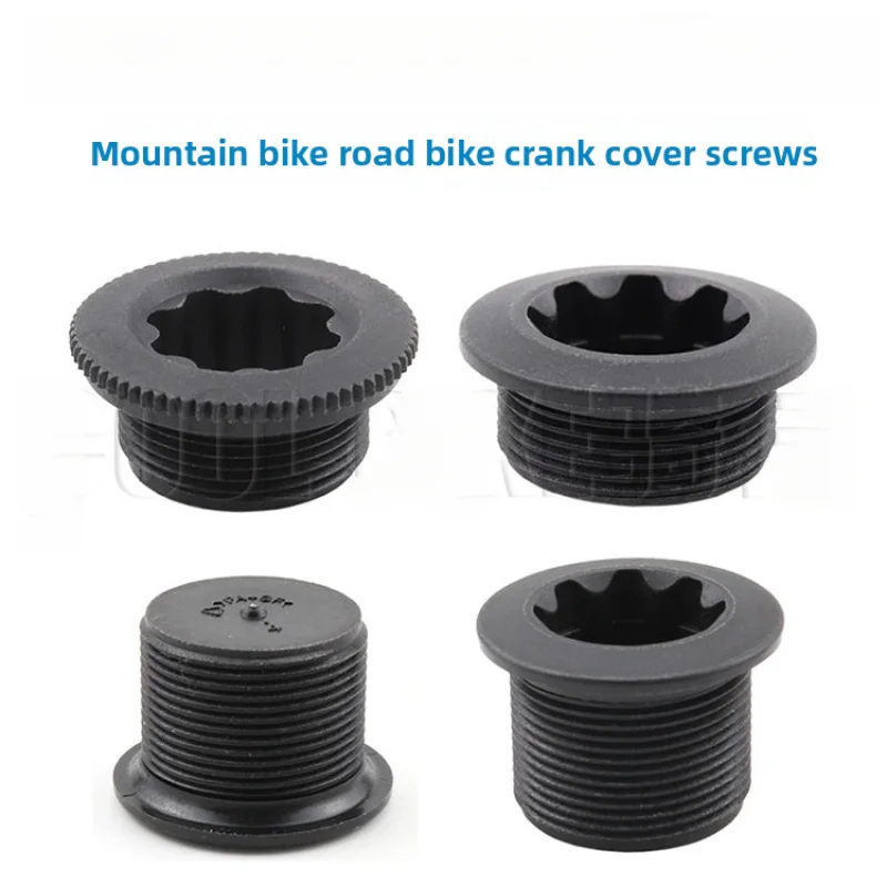 For SHIMANO Crank Arm Cap Plastic Left Crank Bolt Cover XT SLX Ultegra 105 MTB Road Bike