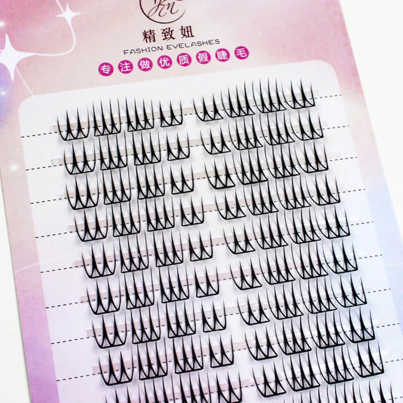 Korean style False Eyelashes U Shape DIY Lash extenstions Lightweight individual Cluster fake eyelash Party Daily Makeup