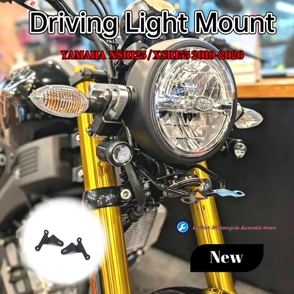 For YAMAHA XSR125 XSR155 Motorcycle Accessories Auxiliary Light Bracket Fog Light Mount XSR 125 155 Driving Light Mount