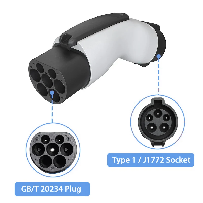 WUFEN Type1 to GBT 32A EV Charger Adapter 240V