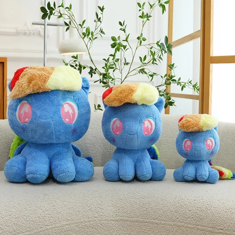 35-55cm Q Edition Anime My Little Pony Prototype Plush Doll Anime Soft Pillow Girl Fluttershy Ornaments Children'S Toys Gift