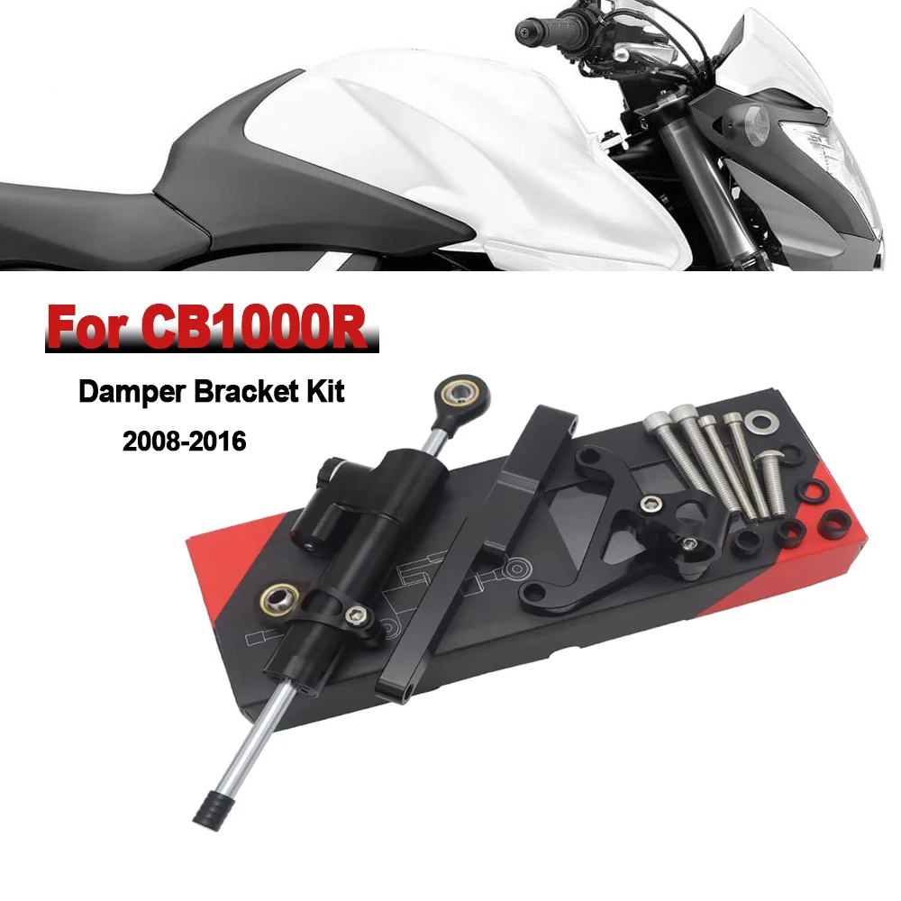 

For HONDA CB1000R 2008-2016 Motorcycle Accessories Aluminium Steering Stabilizer Damper Mounting Bracket Kit